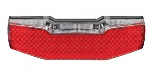 LED-E-Bike-Rücklicht AXA Blueline 6-12 V, Gepäckträgerbefestigung 80mm