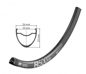 FELGE DT R 500 28 ZOLL DISC 32L