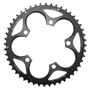 Kettenblatt SRAM Road Legacy 110mm, 48 Z., Aluminium, schwarz, V2
