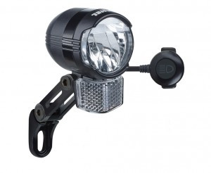 LED-E-Bike-Scheinwerfer BÜCHEL Shiny FL 9-48 V, 60/100 Lux