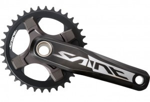 KRG Shimano Saint FC-M820 10-f.,36Z,170mm,sw, HollowII,m. Lagers.,
