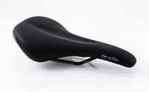Bequemsattel P&P Pier 15 Plus 515P schwarz, Unisex, 275x140mm, ca. 295g