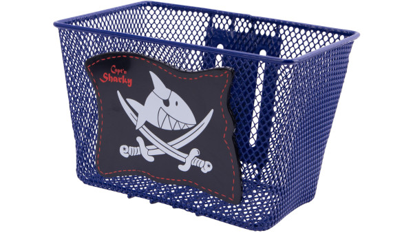Bike Fashion KINDERKORB CAEPTN SHARKY METALL M LENKERHALTER