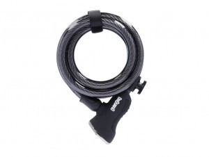 Spiralkabelschl.Onguard Dobermann 8028X Länge 185cm, Ø12mm, schwarz