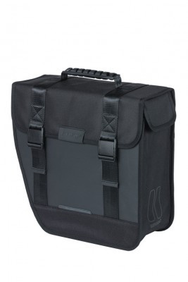 BASIL EINZELTASCHE TOUR LINKS WATERPROOF SCHWARZ