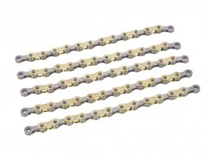 XLC Kette CC-C08 1/2 x 11/128, 114 Gl. 10-f. gold/silber