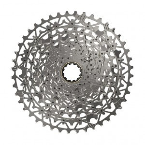 Zahnkranz-Kassette SRAM XG-1251 XPLR 12-f.,10-44 Z., XDR-Body/Flattop, silber