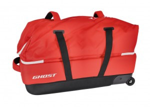 Reisetrolley GHOST Big rot/weiß, 95l