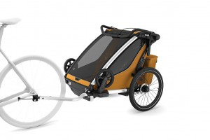 Kinderanhänger Thule Chariot Sport 2 Double, Natural Gold