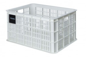 BASIL TRANSPORTKORB CRATE L,KUNST.40L,WHITE,95%RECY