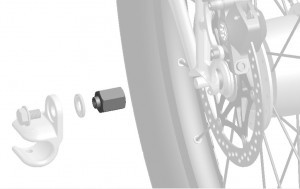 Adapter Thule für Nabenschaltungssysteme Sram M10x1,0