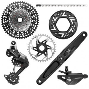 Schaltgruppenset SRAM Eagle 90 EMTB A1 ISIS,Bosch,160mm,36Z,XS-1275,10-52Z
