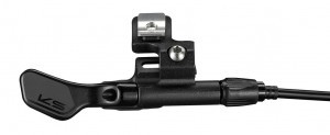 Remotehebel KS Southpaw Carbon Remote, für I-Spec EV, schwarz