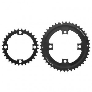 XLC E-Bike Kettenblatt CR-E12 Stahl BCD 104mm,32/44. für 2-fach front