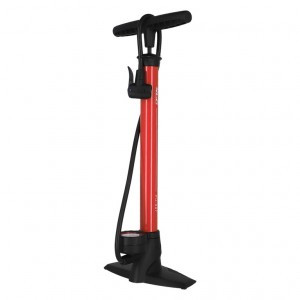 XLC Standpumpe 'Delta' PU-S07 11 bar, mit Dualkopf, rot