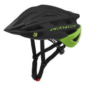 Fahrradhelm Cratoni Agravic (MTB) schwarz/lime matt, Gr. L/XL (58-62cm)