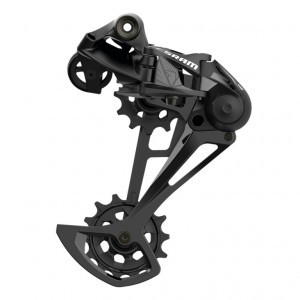 Schaltwerk SRAM SX Eagle X-Actuation 12-fach, langer Käfig, schwarz, Stahl