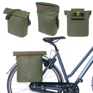 BASIL CITY,FAHRRADSHOPPER VEGAN LEATHER,MOSS GREEN