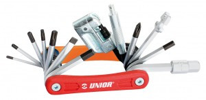 Multitool Unior Euro17 rot, 17 Funktionen, 1655EURO17-US