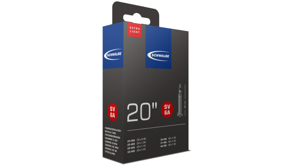 SCHWALBE SCHLAUCH #6A 23/40-406 SV40 XLIGHT