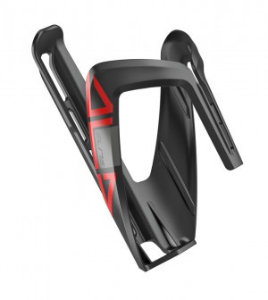 ELITE Flaschenhalter Ala Schwarz / Rot Matt