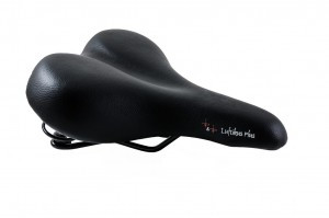 Bequemsattel P&P Luftikus Plus 608P schwarz, Unisex, 280x210mm, ca. 720g