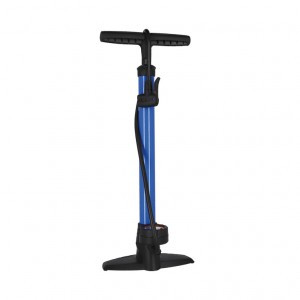 XLC Standpumpe 'Delta' PU-S07 11 bar, mit Dualkopf, blau
