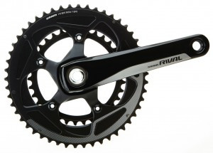 KRG SRAM Rival 22 GXP 175mm,34-50 Z,Alu,sw,11-f.,Yaw,o.Innenl