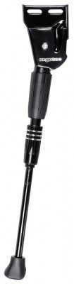 Hinterbauständer Ergotec Direct schwarz, 24"-28", Alu, höhenverstellbar
