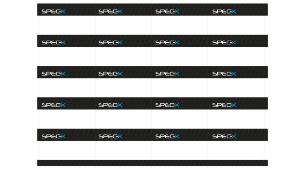 Spec-X REGALETIKETTEN SPEC-X DIN A4 BOGEN ZU 20 STUECK