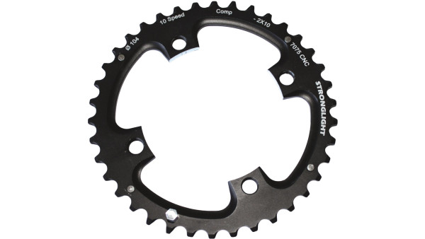 Stronglight KETTENBLATT SCHWARZ 4 ARM SHIM 2/10 F 104MM 42 Z.