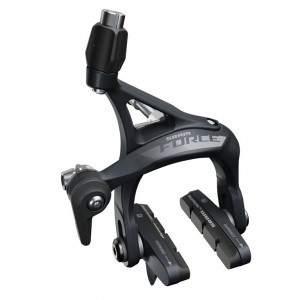 Felgenbremse SRAM Force D1 Nut VR, grau, Stahl, 16mm, inkl. Beläge
