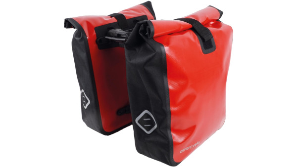 AtranVelo SEITENTASCHEN TRAVEL ATRAN,ROT/SCHWARZ, PAAR