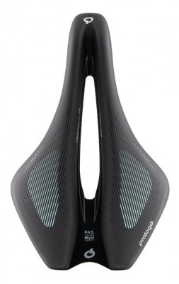 Sattel Prologo Dimension Eva hard black, Damen, 245x156mm, Nack