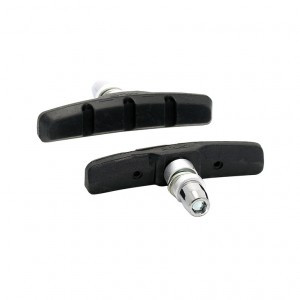 XLC V-Brake Bremsschuhe BS-V01 4er Set, 70mm, schwarz