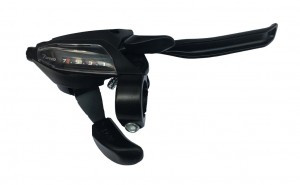 SHIMANO Schalt- / Bremshebel ST-EF500 7-fach Rechts Schwarz 4 Finger