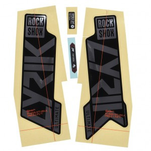 Gabel DecalKit RockShox Lyrik Ult. gloss Polar für gloss black