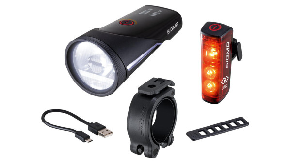 Sigma Sport AKKU-LEUCHTENSET SIGMA AURA 100 USB BLAZE LINK