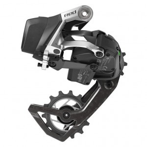 Schaltwerk SRAM Red AXS E1 12-fach, max.36Z., schwarz, Carbon