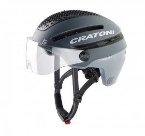 Fahrradhelm Cratoni Commuter (Pedelec) grau matt, Gr. S/M (54-58cm)