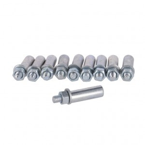 Fix-Nippel KURBELKEILE 9,5 MM LG LANGE FLAECHE ZINK
