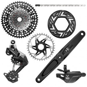 Schaltgruppenset SRAM Eagle 90 EMTB A1 ISIS,SRAM/Brose,165mm,36Z,XS-1275,10-52Z