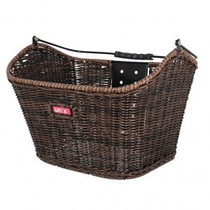Vorderradkorb Un`x Manolo 34x23x20cm,braun,geflochten,o. Adapter