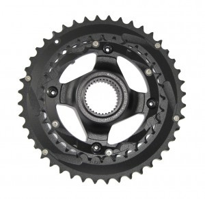 Spider/Kettenblatt-Kombi f. 2x10 44/32 Z vormontiert, f. YAMAHA PW-X