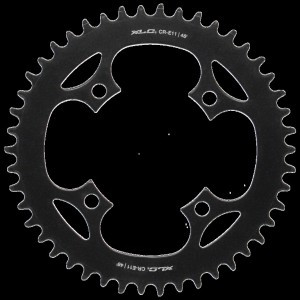 XLC E-Bike Kettenblatt für Mittelmotor Stahl BCD 104mm, 46 Zähne, 315g