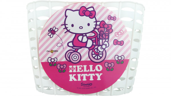 Bike Fashion KINDERKORB "HELLO KITTY KUNSTSTOFF