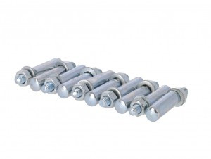 Fix-Nippel KURBELKEILE 9,5 MM ZINK KURZE FLAECHE