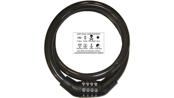 SECURITY PLUS SPS 100 SYMBOL-PANZERKABLESCHLOSS