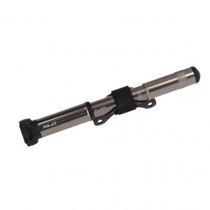 XLC Minipumpe Race PU-R03 11bar silber/bronze 220mm Alu, Dualkopf