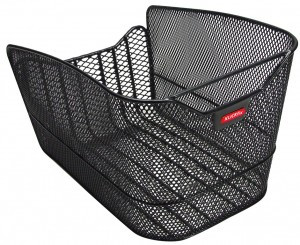 Hinterradkorb KLICKfix Citymax Fix 24,5x30x41cm, schwarz, engmaschig
